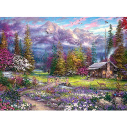 Landscape Mountain Diy Paint By Numbers Kits PBN91296 - NEEDLEWORK KITS