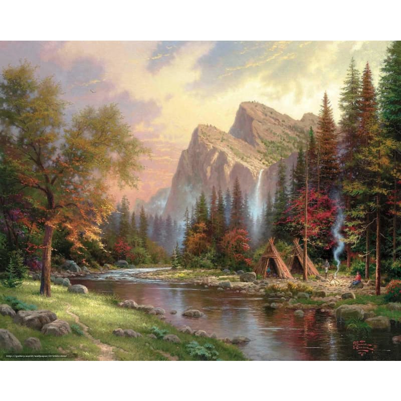 Landscape Nature Diy Paint By Numbers Kits VM97905 - NEEDLEWORK KITS