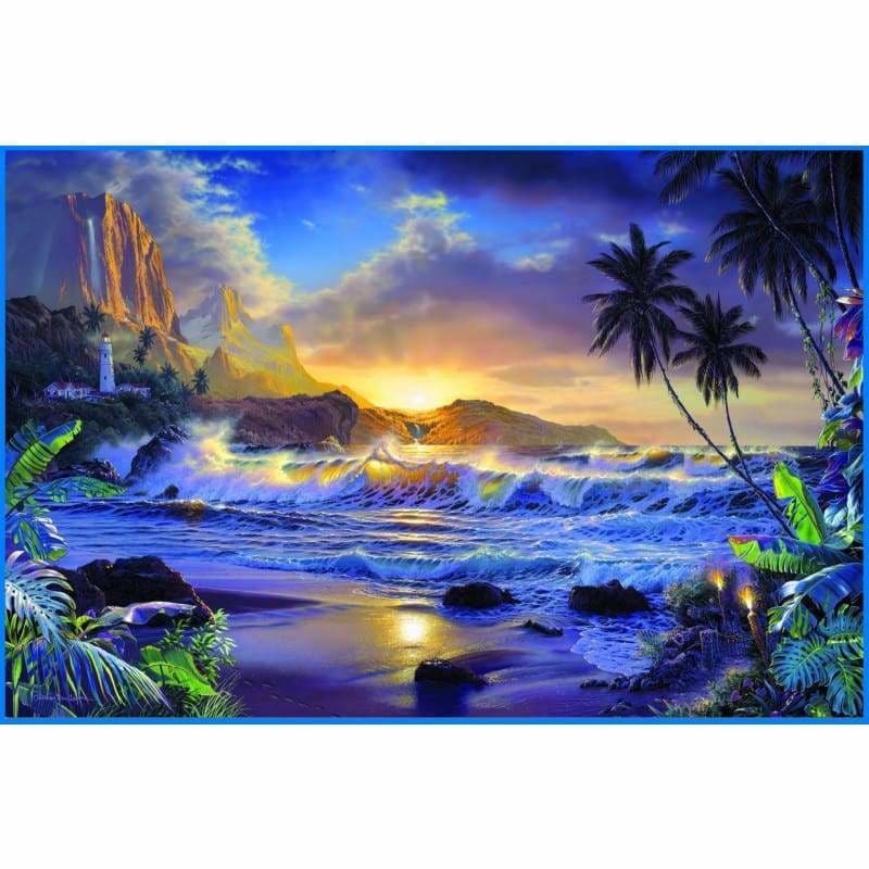 Landscape Sea Paint By Numbers Kits PBN91048 - NEEDLEWORK KITS