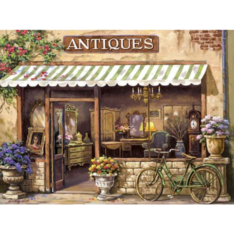 Landscape Street Diy Paint By Numbers Kits ZXQ3232 - NEEDLEWORK KITS