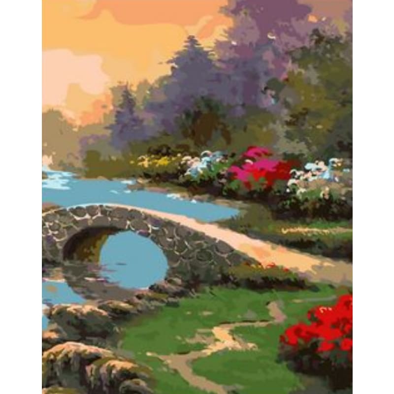 Landscape Village Paint By Numbers Kits ZXQ1855-28 - NEEDLEWORK KITS