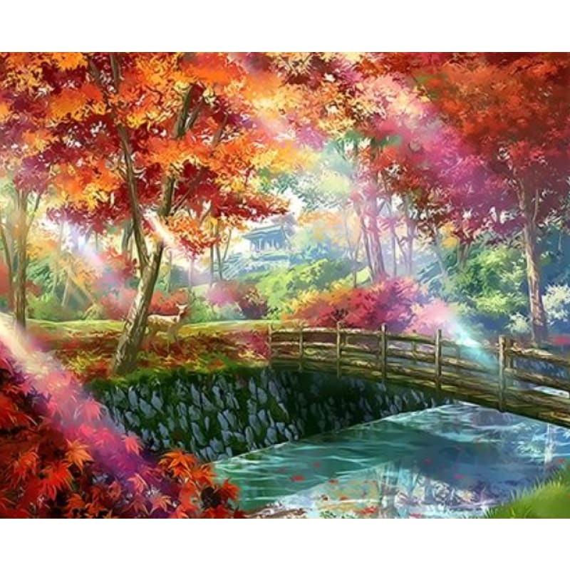 Landscape Village Paint By Numbers Kits ZXQ3388 - NEEDLEWORK KITS