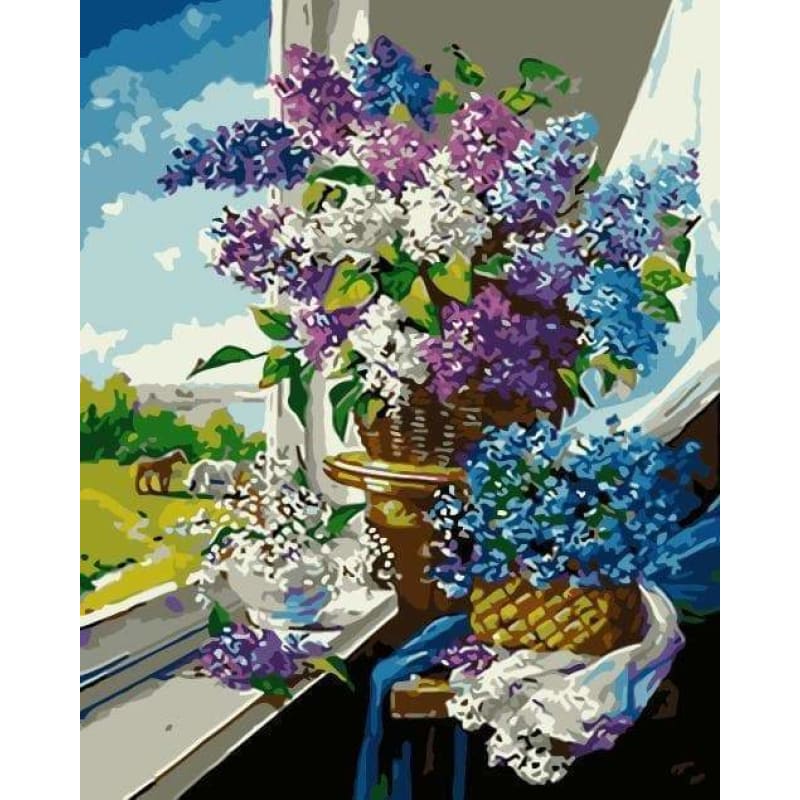 Lavender Diy Paint By Numbers Kits WM-1426 - NEEDLEWORK KITS