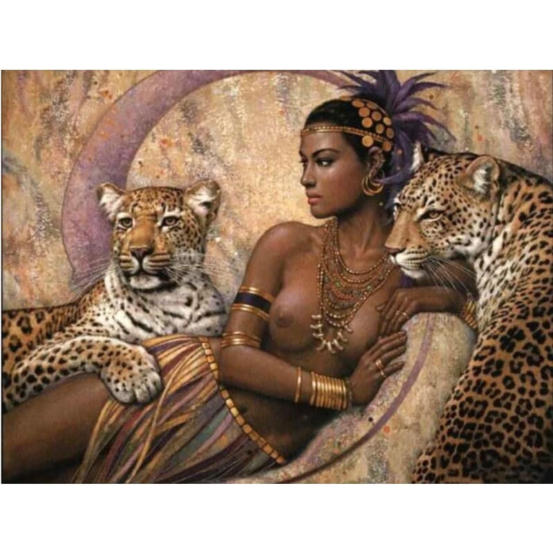 Leopard Diy Paint By Numbers Kits PBN30084 - NEEDLEWORK KITS