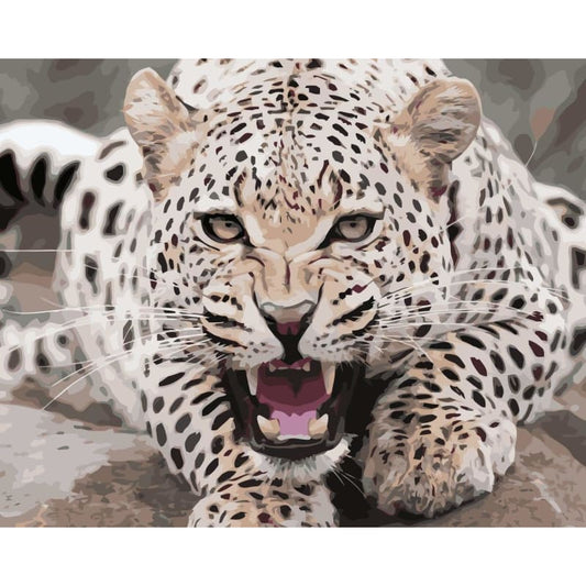 Leopard Diy Paint By Numbers Kits WM-045 - NEEDLEWORK KITS