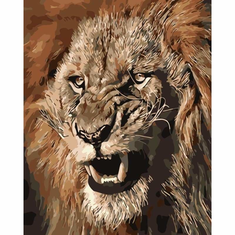 Lion Diy Paint By Numbers Kits WM-1178 - NEEDLEWORK KITS