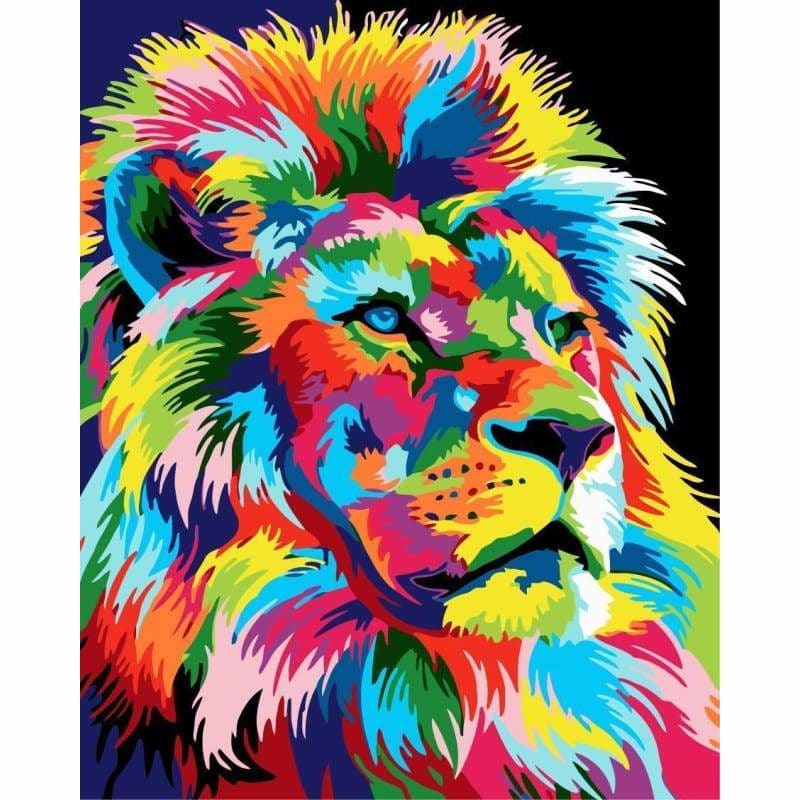 Lion Diy Paint By Numbers Kits WM-592 - NEEDLEWORK KITS