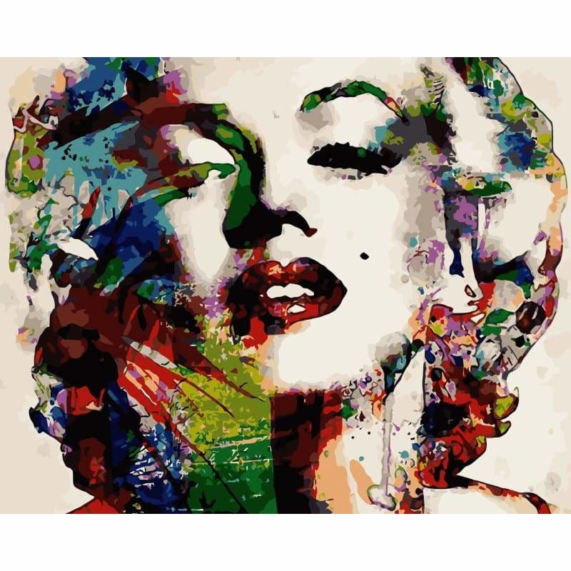 Marilyn Monroe Diy Paint By Numbers Kits WM-058 - NEEDLEWORK KITS