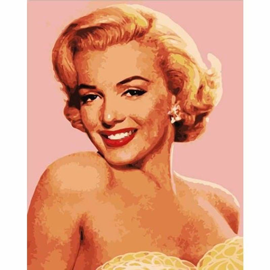 Marilyn Monroe Diy Paint By Numbers Kits WM-640 - NEEDLEWORK KITS