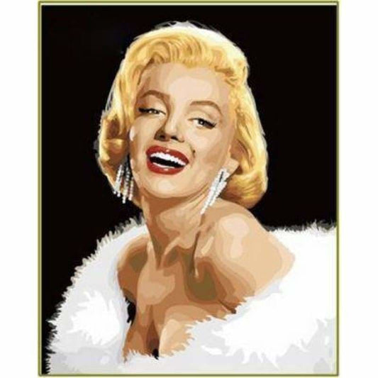 Marilyn Monroe Diy Paint By Numbers Kits ZXE359 - NEEDLEWORK KITS