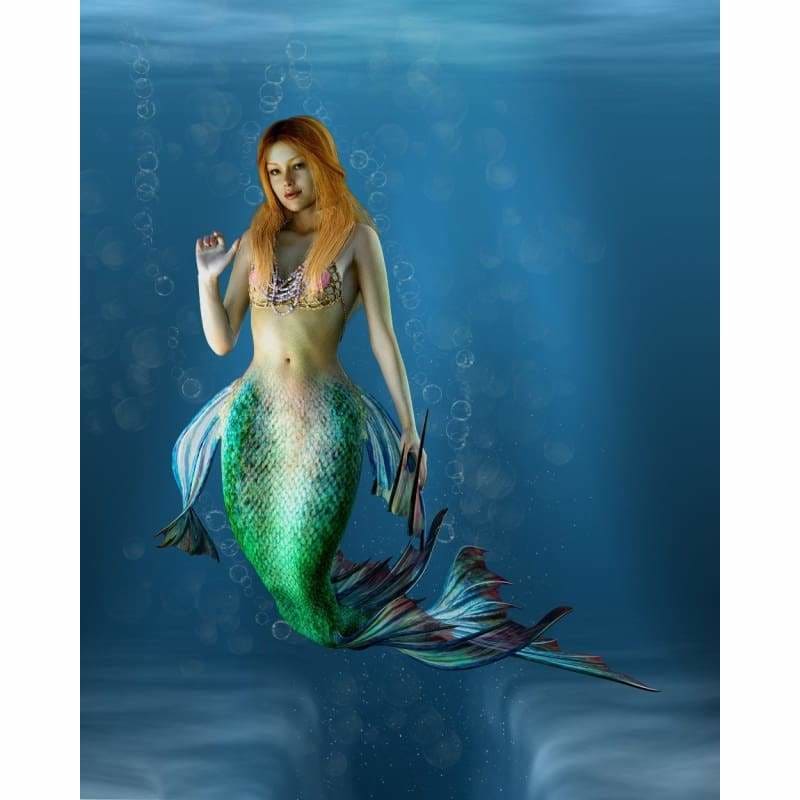 Mermaid Diy Paint By Numbers Kits PBN55952 - NEEDLEWORK KITS