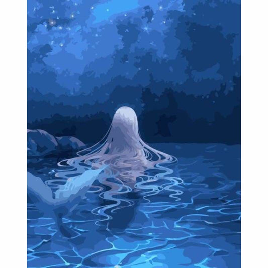 Mermaid Diy Paint By Numbers Kits PBN97621 - NEEDLEWORK KITS