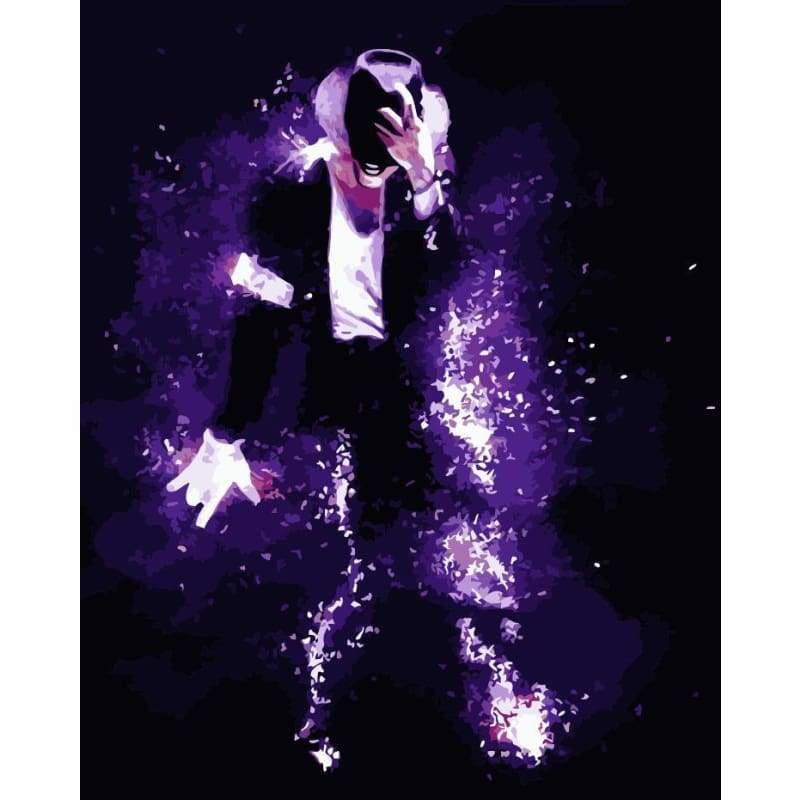 Michael Jackson Diy Paint By Numbers Kits WM-041 - NEEDLEWORK KITS