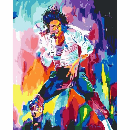 Michael Jackson Diy Paint By Numbers Kits WM-100 - NEEDLEWORK KITS