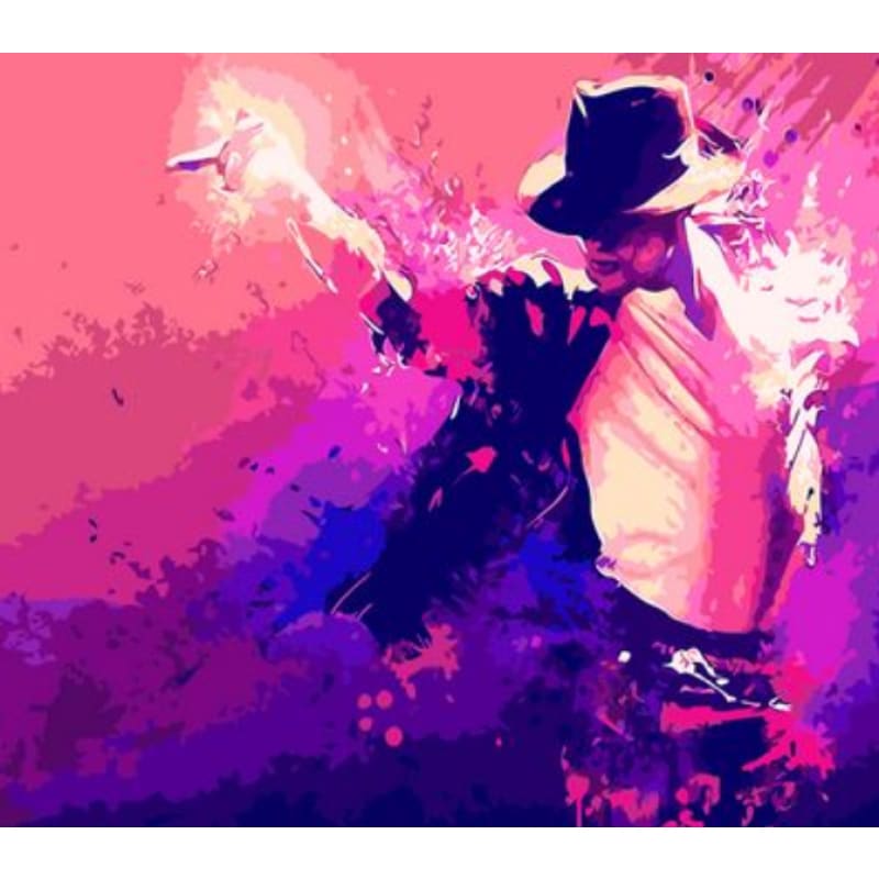 Michael Jackson Diy Paint By Numbers Kits ZXQ205-20 - NEEDLEWORK KITS