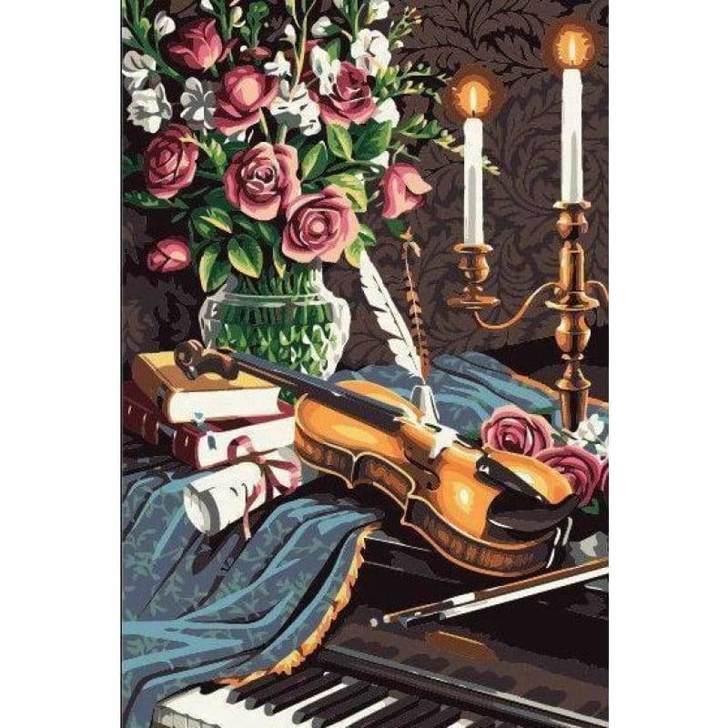 Music Diy Paint By Numbers Kits YM-4050-175 - NEEDLEWORK KITS