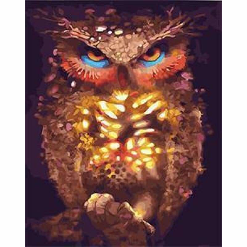 Owl Diy Paint By Numbers Kits PBN95646 - NEEDLEWORK KITS