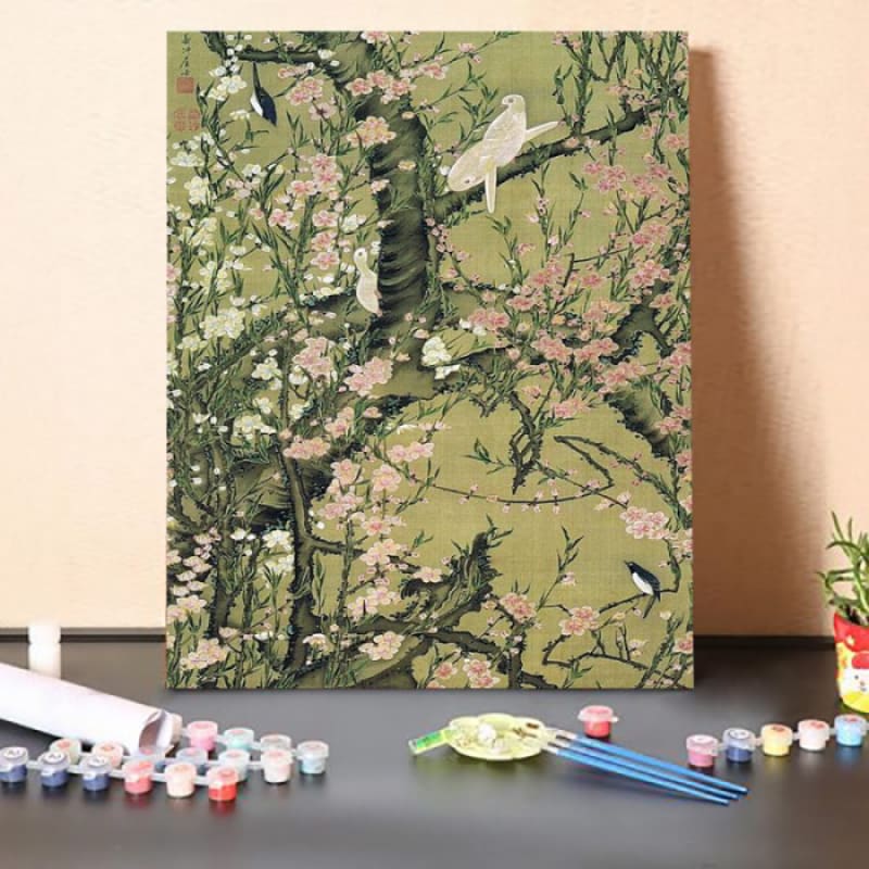 Paint by Numbers Kit-Birdsong