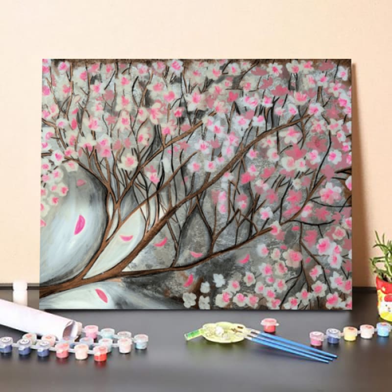 Paint by Numbers Kit-Blossom Tree