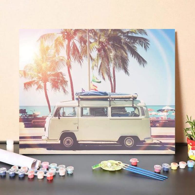 Paint By Numbers Kit Camper Van