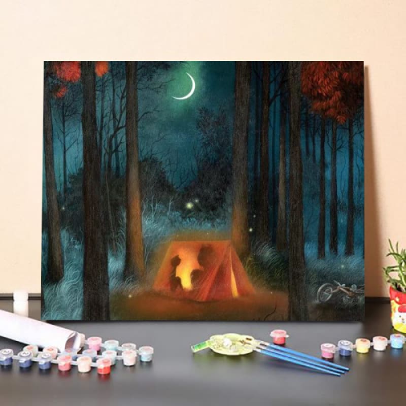 Paint By Numbers Kit-Camping