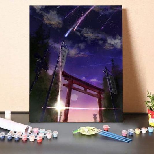 Paint by Numbers Kit-Color Meteor