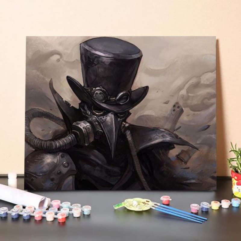 Paint by Numbers Kit-Crow Gentleman