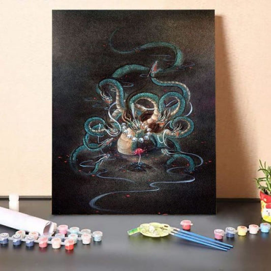 Paint by Numbers Kit-Dragon Demon
