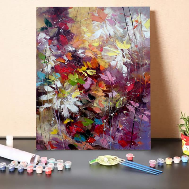 Paint by Numbers Kit-Dreamy Flowers