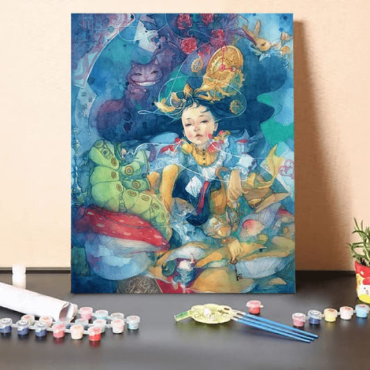 Paint by Numbers Kit-Drowning childhood