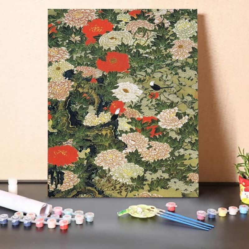 Paint by Numbers Kit-Flowerbed