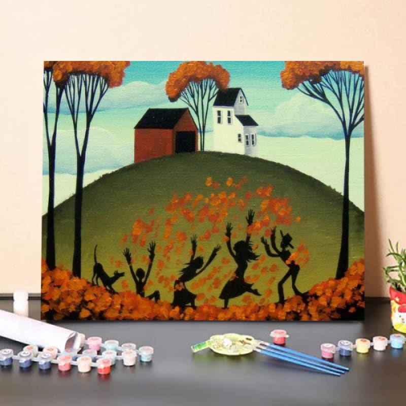 Paint By Numbers Kit Fun With Fall