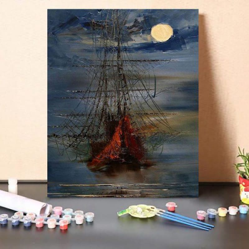 Paint by Numbers Kit Ghost Ship