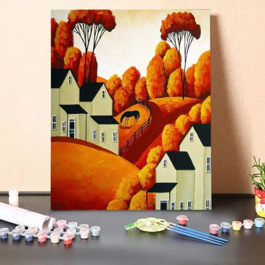 Paint by Numbers Kit-Golden Time Of Year