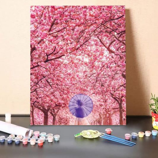 Paint by Numbers Kit – Hanami Season