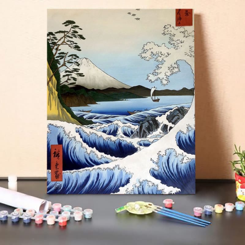 Paint by Numbers Kit-Huge Waves