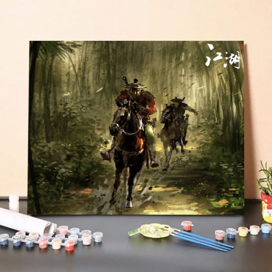 Paint by Numbers Kit-Hurry up