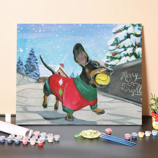 Paint by Numbers Kit-I’m Winter Ready