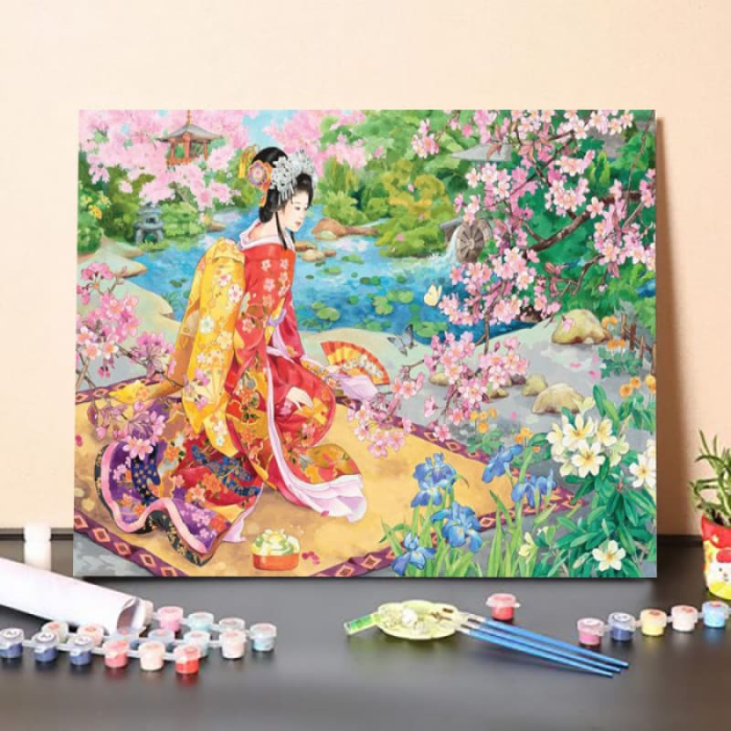 Paint by Numbers Kit-Japanese Singer 3