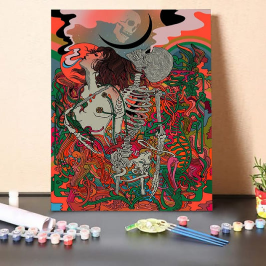 Paint by Numbers Kit-Love To Death