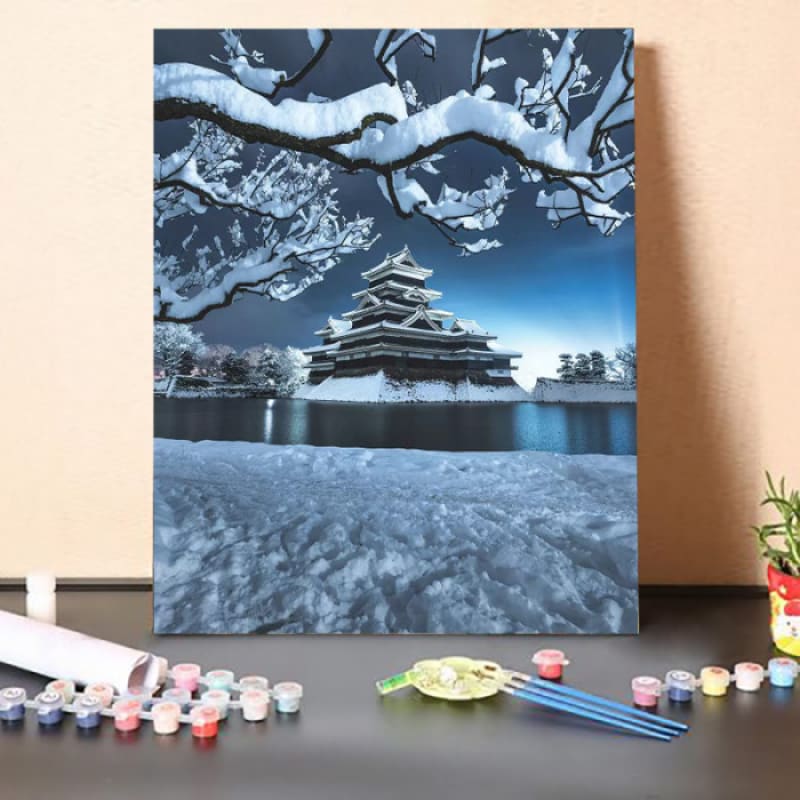 Paint by Numbers Kit – Matsumoto Castle VI