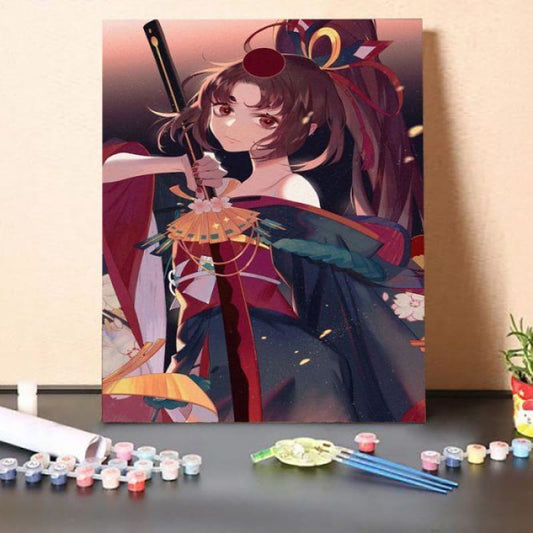 Paint by Numbers Kit-Miyamoto Nami