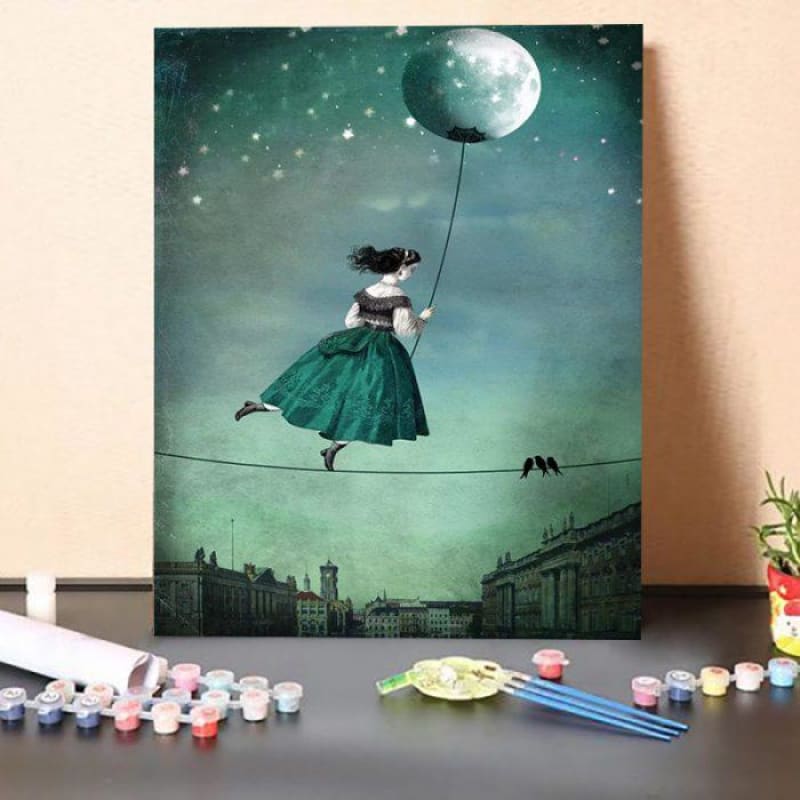 Paint by Numbers Kit-Moonwalk