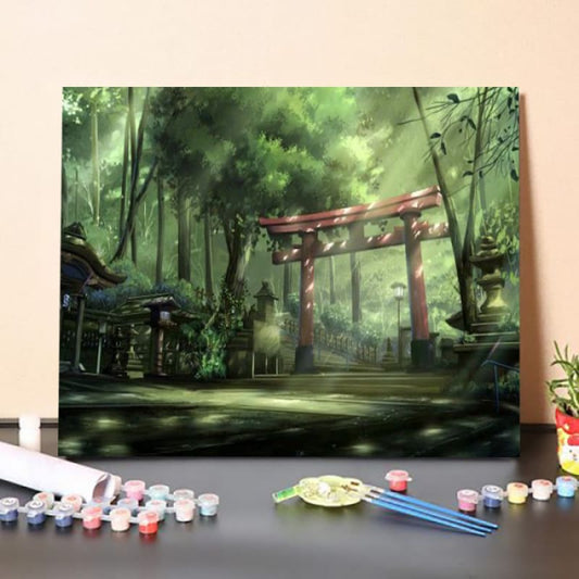 Paint by Numbers Kit-Myojin Gate