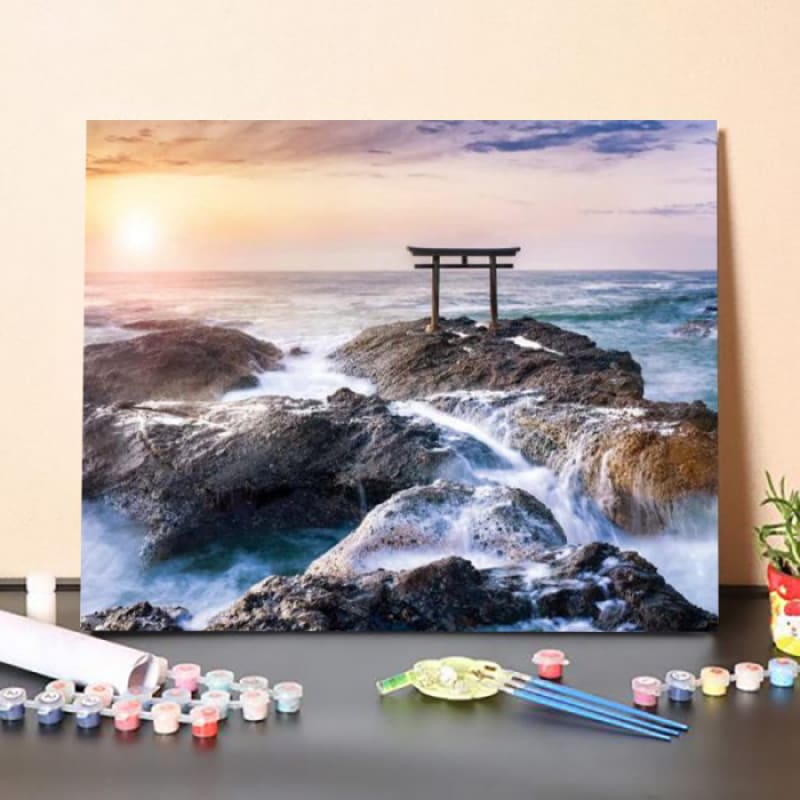 Paint by Numbers Kit – Oarai Isosaki Shrine