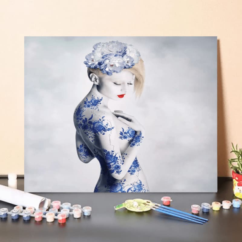 Paint by Numbers Kit-Porcelain