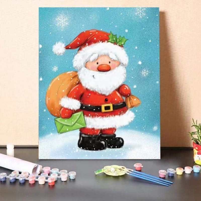 Paint by Numbers Kit-Santa III