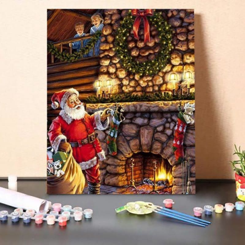 Paint By Numbers Kit – Santas Surprise