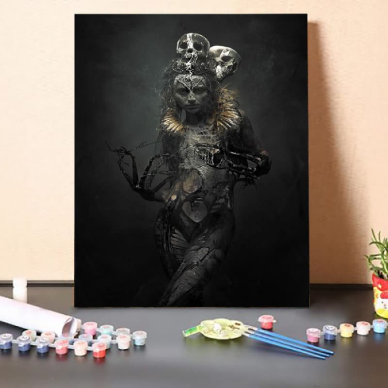 Paint by Numbers Kit-Skeleton Queen