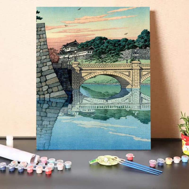 Paint by Numbers Kit-Suburban Lake